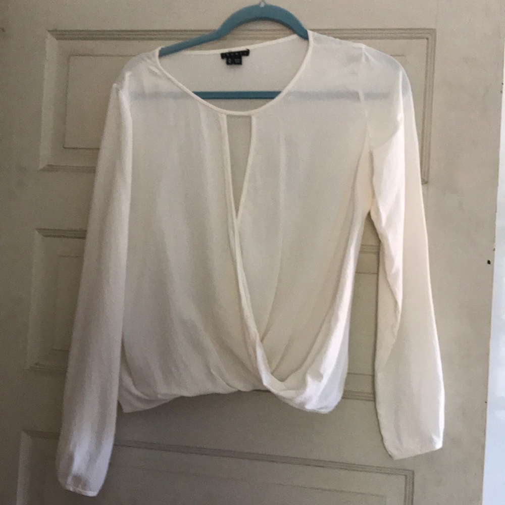 Theory faux wrap top